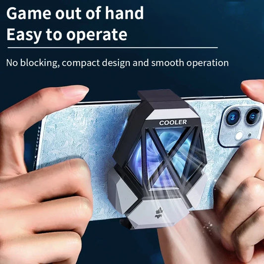 "Protège les téléphones, les refroidit en 20 secondes et préserve la batterie longtemps.” Phone Cooler – Protect Your Smartphone from Overheating