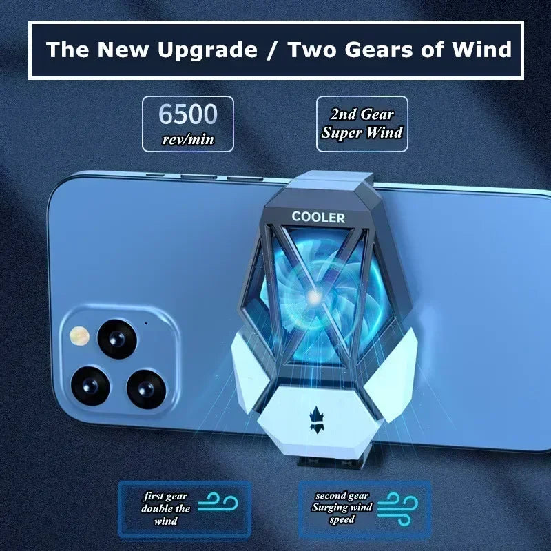 "Protège les téléphones, les refroidit en 20 secondes et préserve la batterie longtemps.” Phone Cooler – Protect Your Smartphone from Overheating